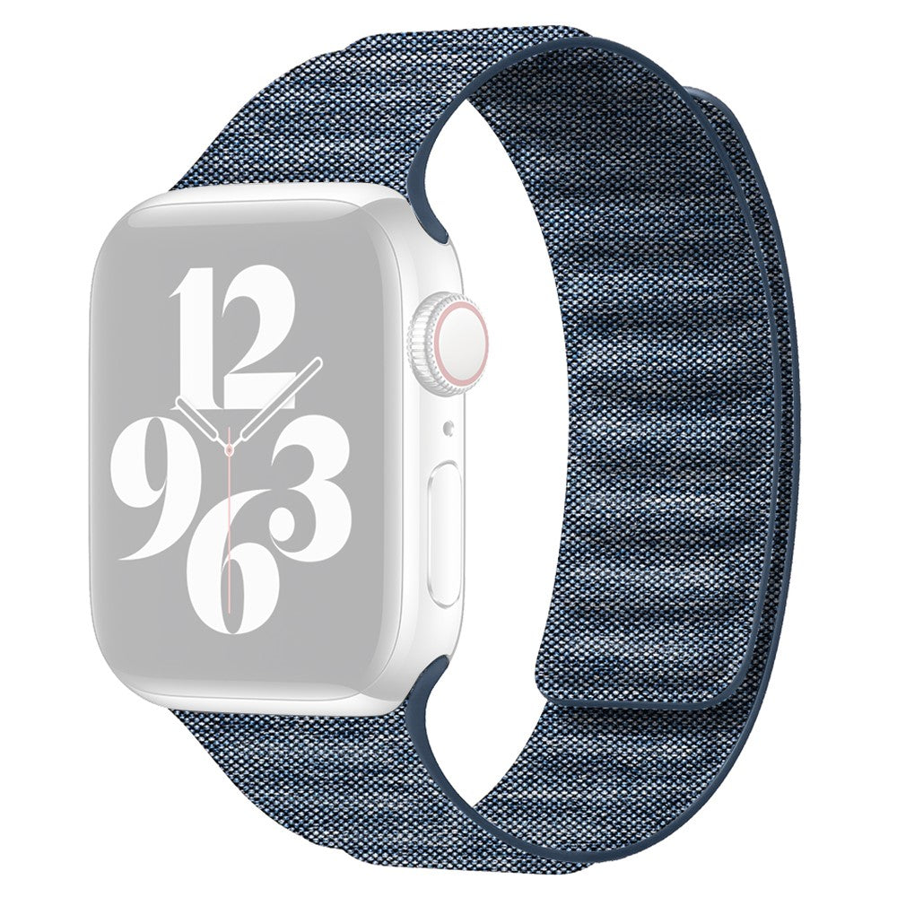 Glimrende Nylon Universal Rem passer til Apple Smartwatch - Blå#serie_3