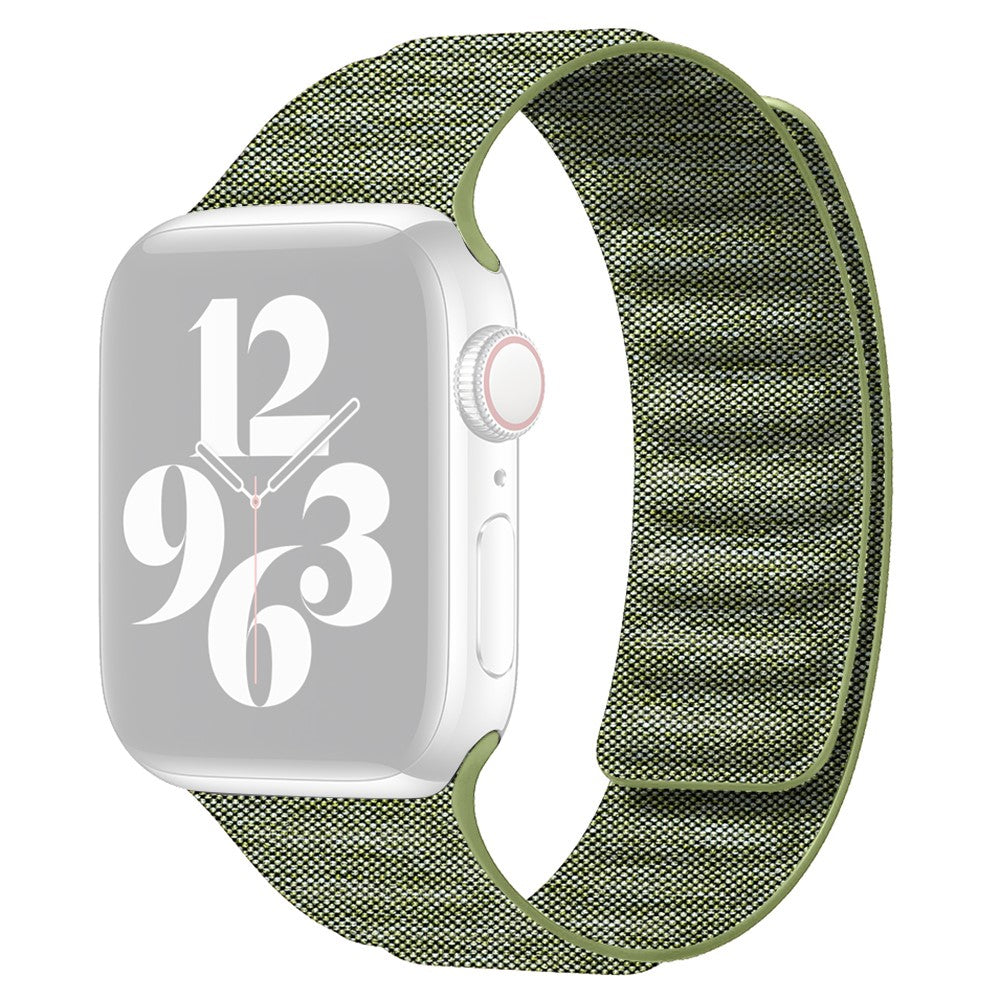 Glimrende Nylon Universal Rem passer til Apple Smartwatch - Grøn#serie_4