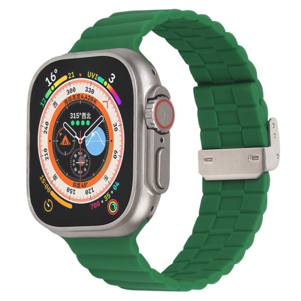 Vildt Fint Silikone Universal Rem passer til Apple Smartwatch - Grøn#serie_7