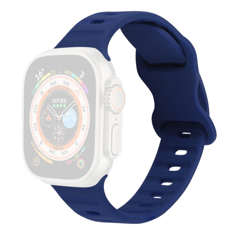 Super Godt Silikone Universal Rem passer til Apple Smartwatch - Blå#serie_12