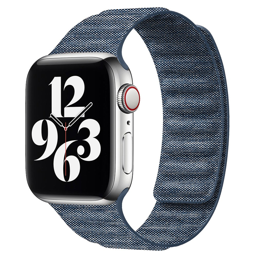Super Flot Nylon Universal Rem passer til Apple Smartwatch - Blå#serie_3