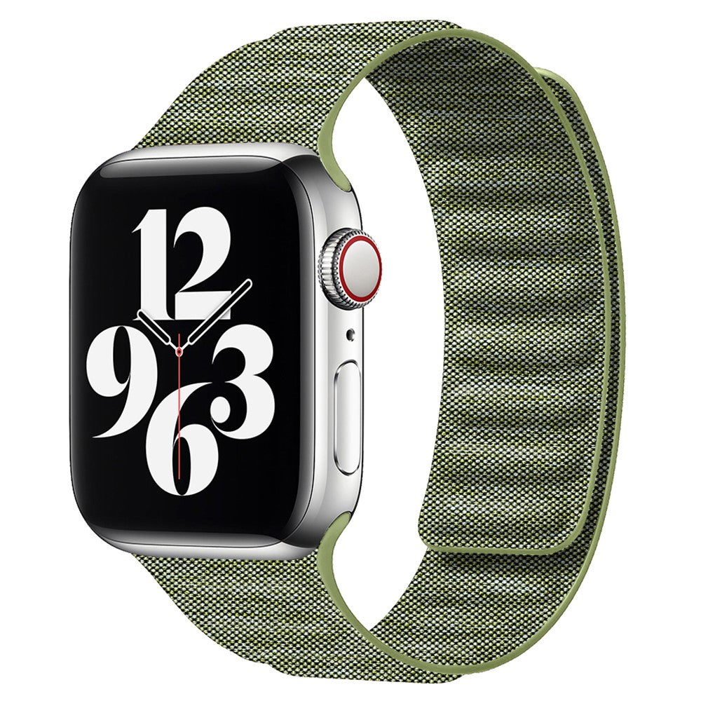 Super Flot Nylon Universal Rem passer til Apple Smartwatch - Grøn#serie_4