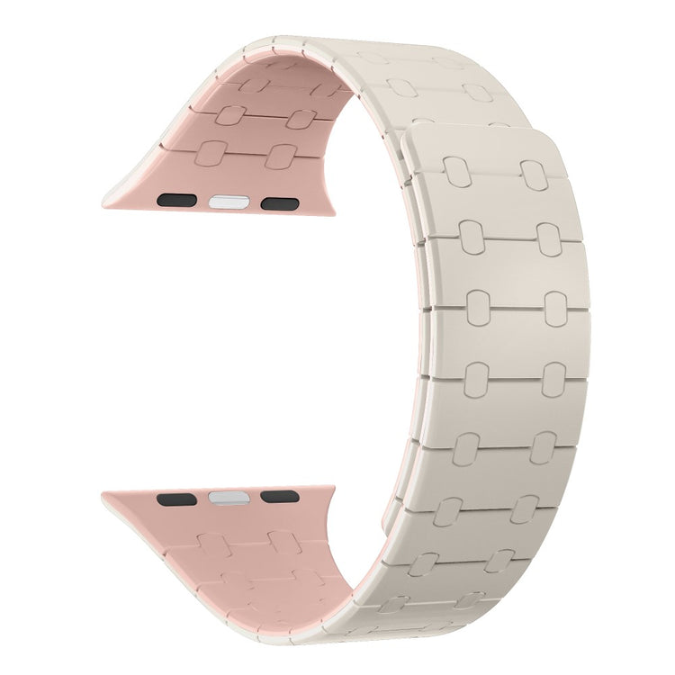 Helt Vildt Sejt Silikone Universal Rem passer til Apple Smartwatch - Pink#serie_5