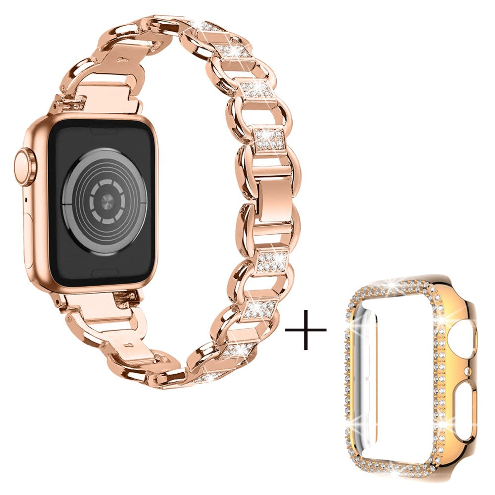 Metal Cover passer til Apple Watch Series 1-3 42mm - Pink#serie_1