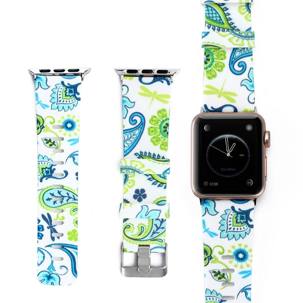 Silikone Cover passer til Apple Watch Series 1-3 38mm - Flerfarvet#serie_2