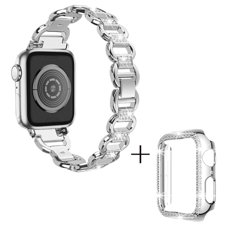 Metal Cover passer til Apple Watch Series 1-3 38mm - Sølv#serie_4