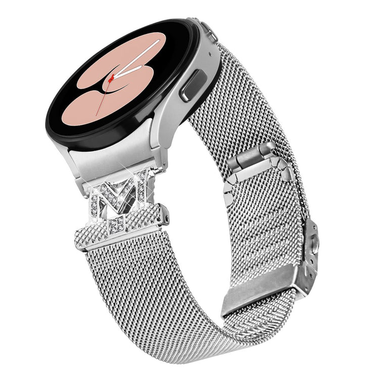 Meget Smuk Metal Universal Rem passer til Samsung Smartwatch - Sølv#serie_031