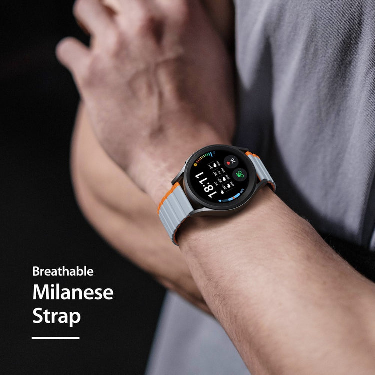 Fremragende Silikone Universal Rem passer til Smartwatch - Orange#serie_5