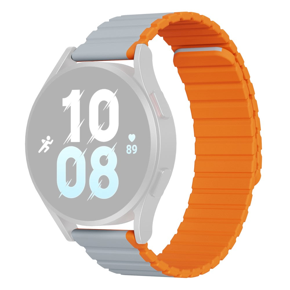 Fremragende Silikone Universal Rem passer til Smartwatch - Orange#serie_5