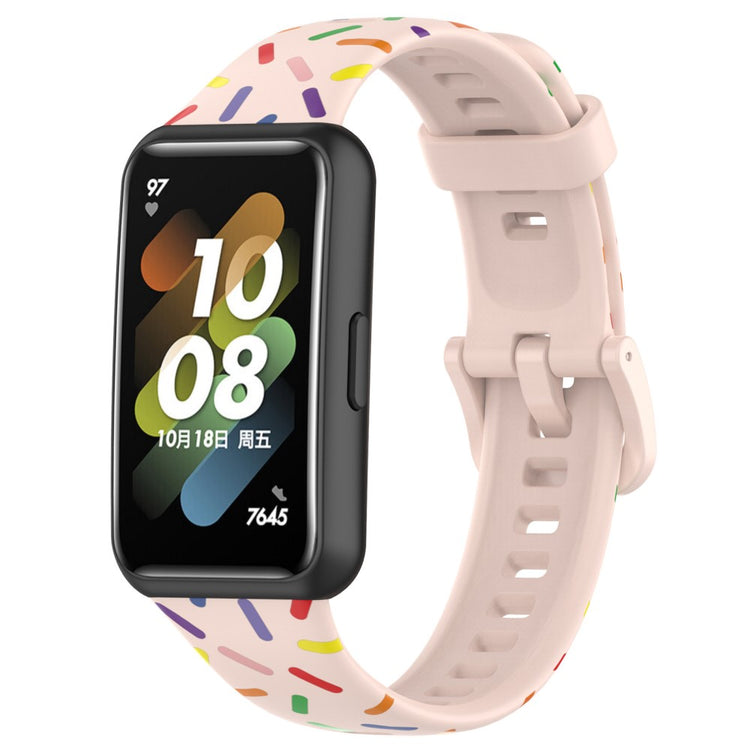 Komfortabel Rem passer til Xiaomi Mi Band 7 - Pink#serie_4