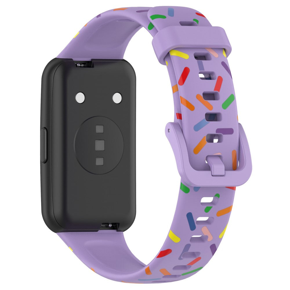 Komfortabel Rem passer til Xiaomi Mi Band 7 - Lilla#serie_7