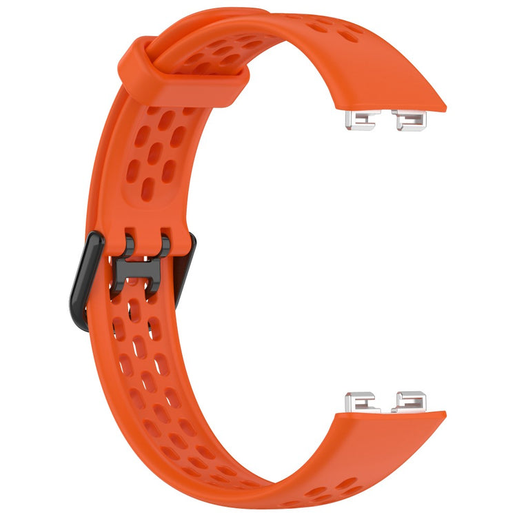 Helt Vildt Fint Silikone Rem passer til Huawei Band 8 - Orange#serie_3