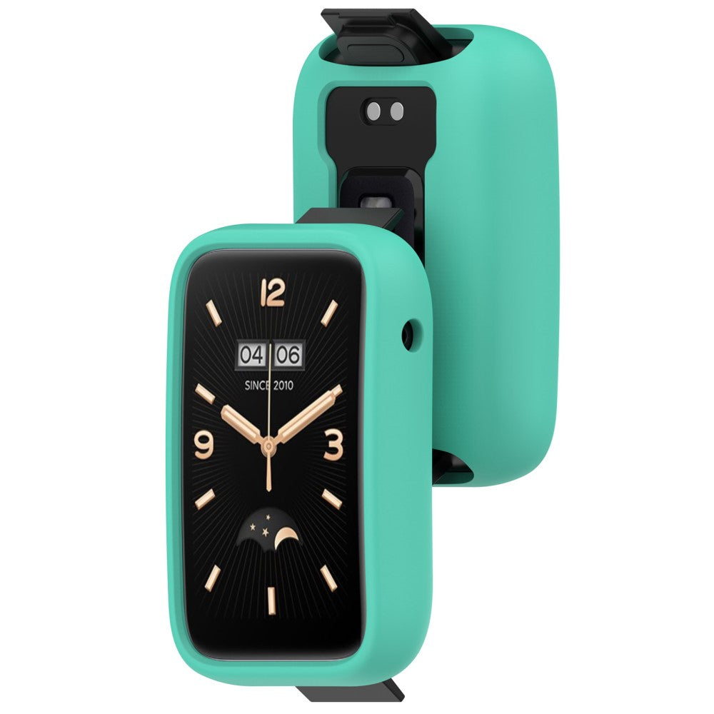 Fed Silikone Cover passer til Xiaomi Mi Band 7 Pro - Grøn#serie_12