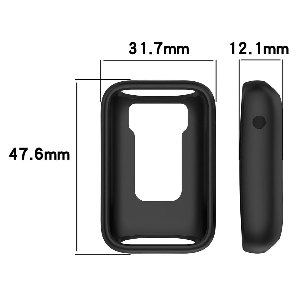 Fed Silikone Cover passer til Xiaomi Mi Band 7 Pro - Lilla#serie_2