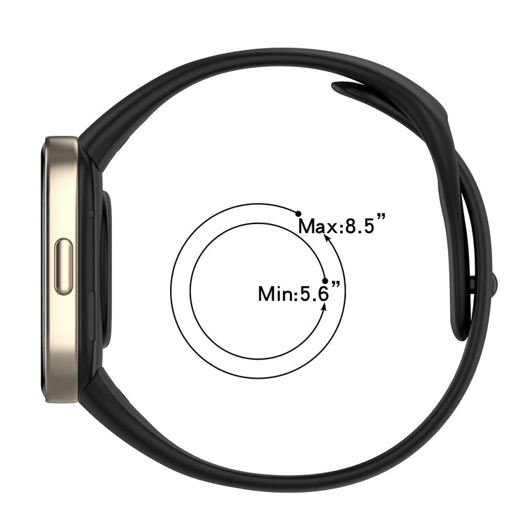 Silikone Universal Rem passer til Xiaomi Redmi Watch 3 / Xiaomi Mi Watch Lite 3 - Blå#serie_8