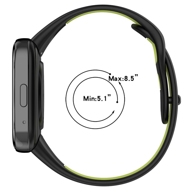 Silikone Universal Rem passer til Xiaomi Redmi Watch 3 Active / Xiaomi Mi Watch Lite 3 - Grøn#serie_10