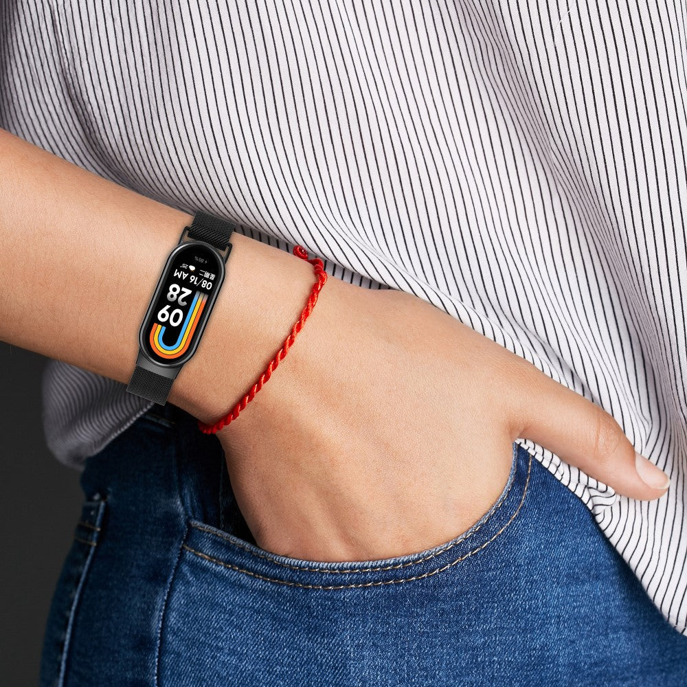 Vildt Nydelig Metal Rem passer til Xiaomi Smart Band 8 - Flerfarvet#serie_5