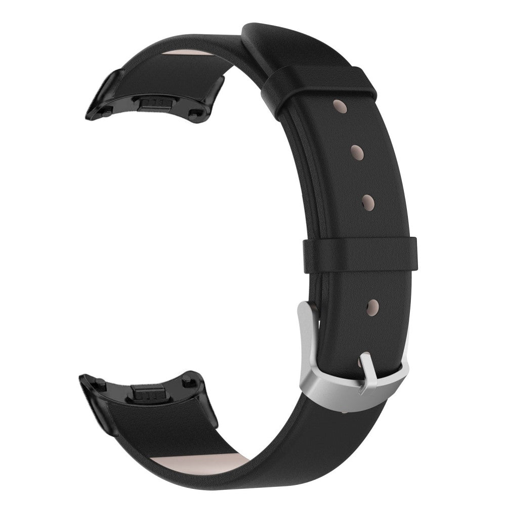 Mega Slidstærk Kunstlæder Rem passer til Xiaomi Smart Band 8 - Sort#serie_2