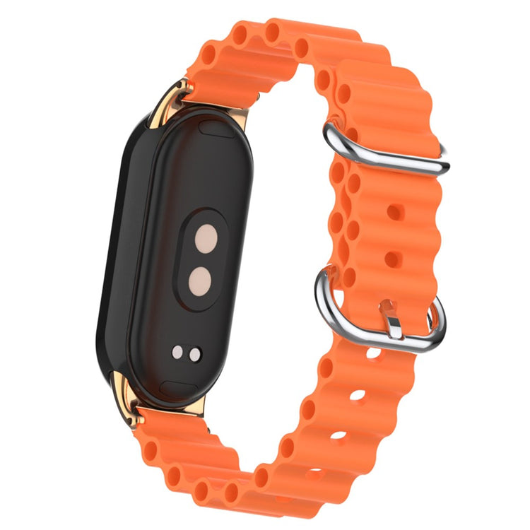 Flot Silikone Cover passer til Xiaomi Smart Band 8 - Orange#serie_14