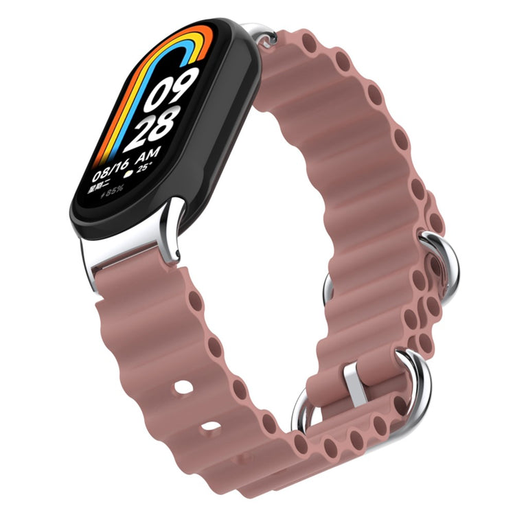 Flot Silikone Cover passer til Xiaomi Smart Band 8 - Pink#serie_4