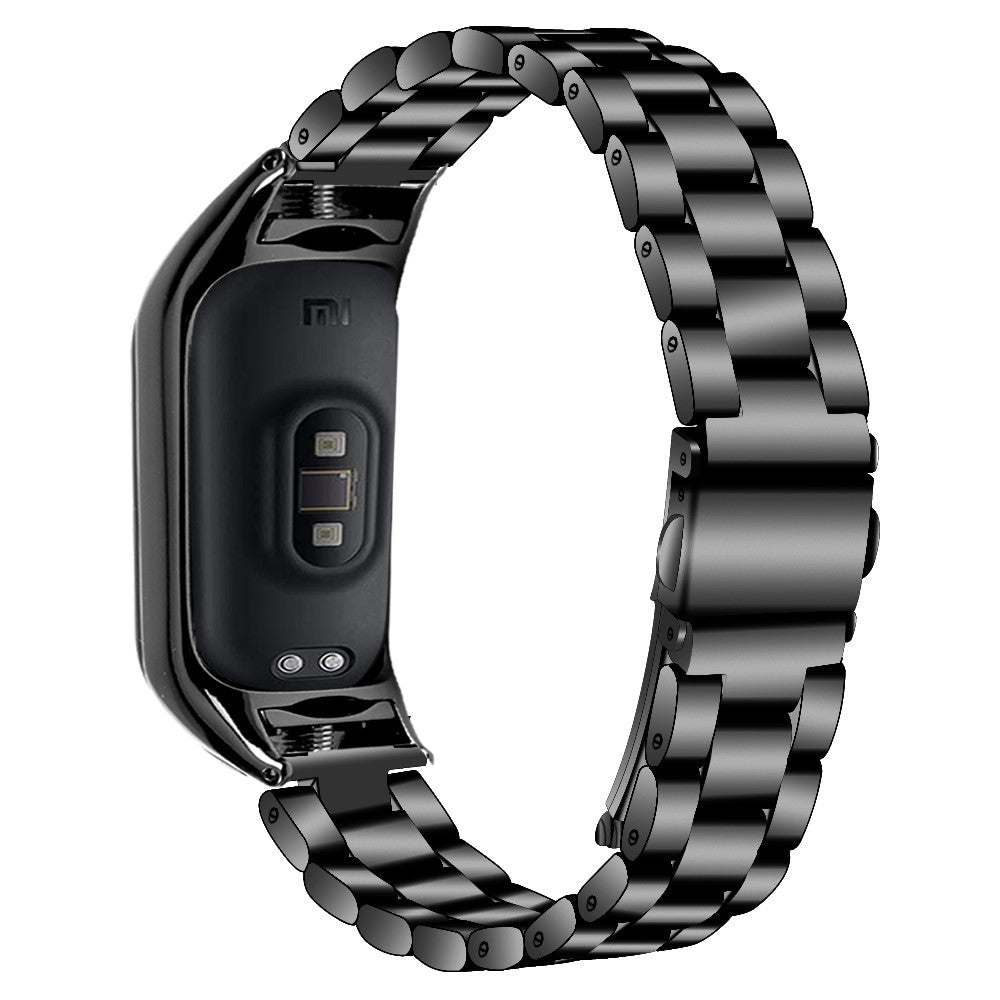 Rigtigt Kønt Metal Rem passer til Xiaomi Smart Band 8 - Sort#serie_2