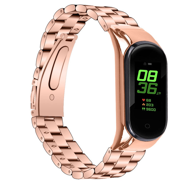 Rigtigt Kønt Metal Rem passer til Xiaomi Smart Band 8 - Pink#serie_3