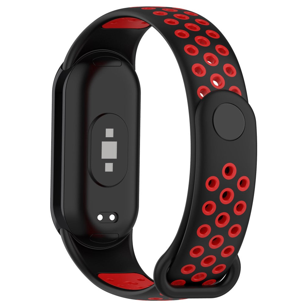 Mega Elegant Silikone Rem passer til Xiaomi Smart Band 8 - Rød#serie_6