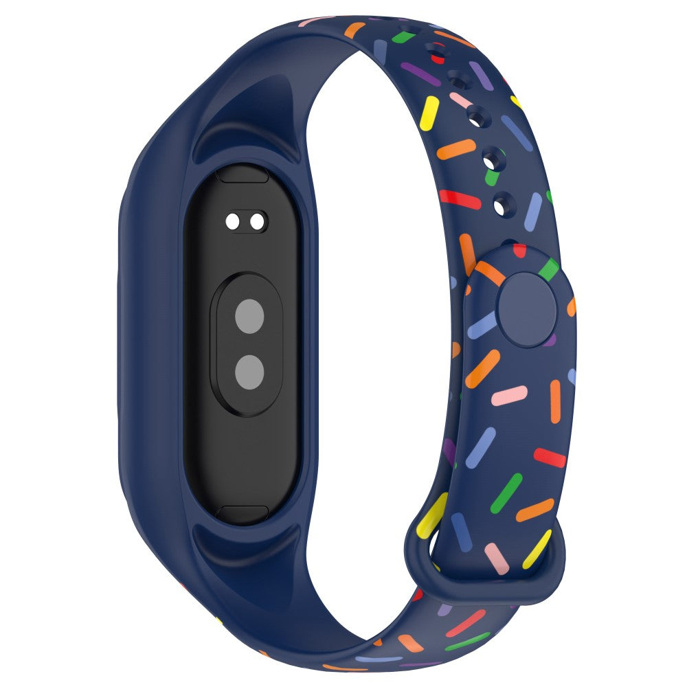 Rigtigt Godt Silikone Rem passer til Huawei Band 8 - Blå#serie_6