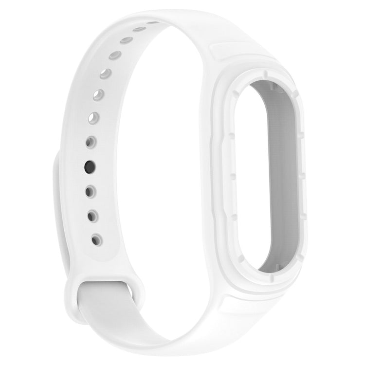 Alle Tiders Silikone Rem passer til Xiaomi Smart Band 8 - Hvid#serie_2