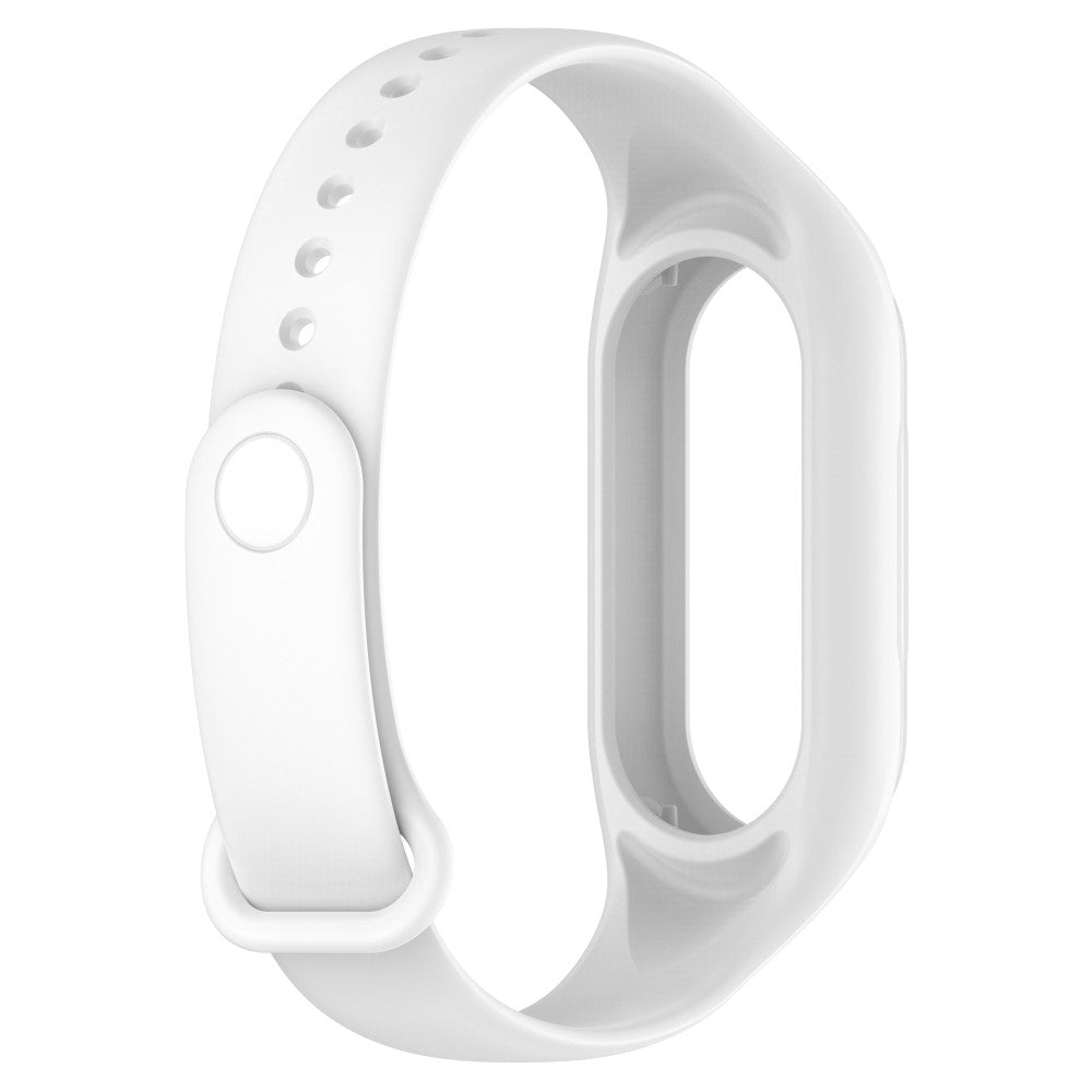 Alle Tiders Silikone Rem passer til Xiaomi Smart Band 8 - Hvid#serie_2