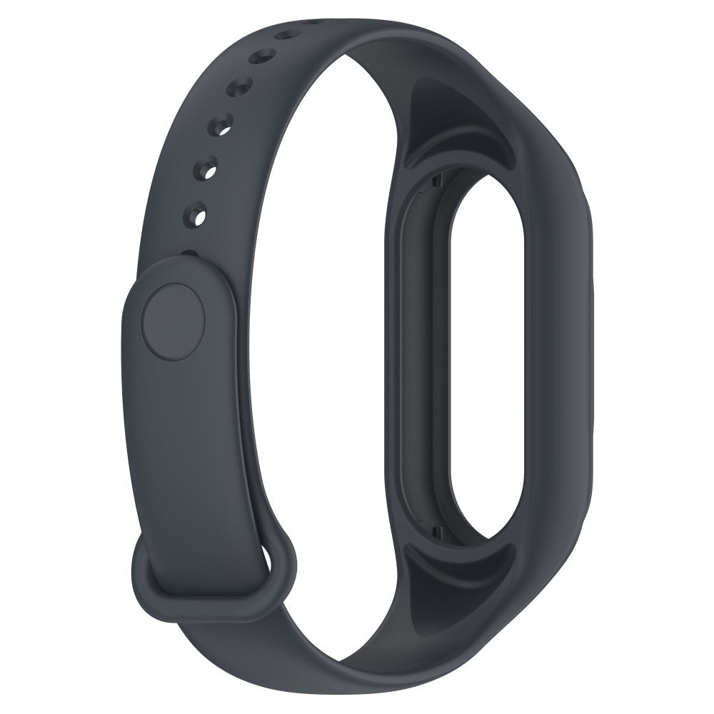 Alle Tiders Silikone Rem passer til Xiaomi Smart Band 8 - Sølv#serie_3