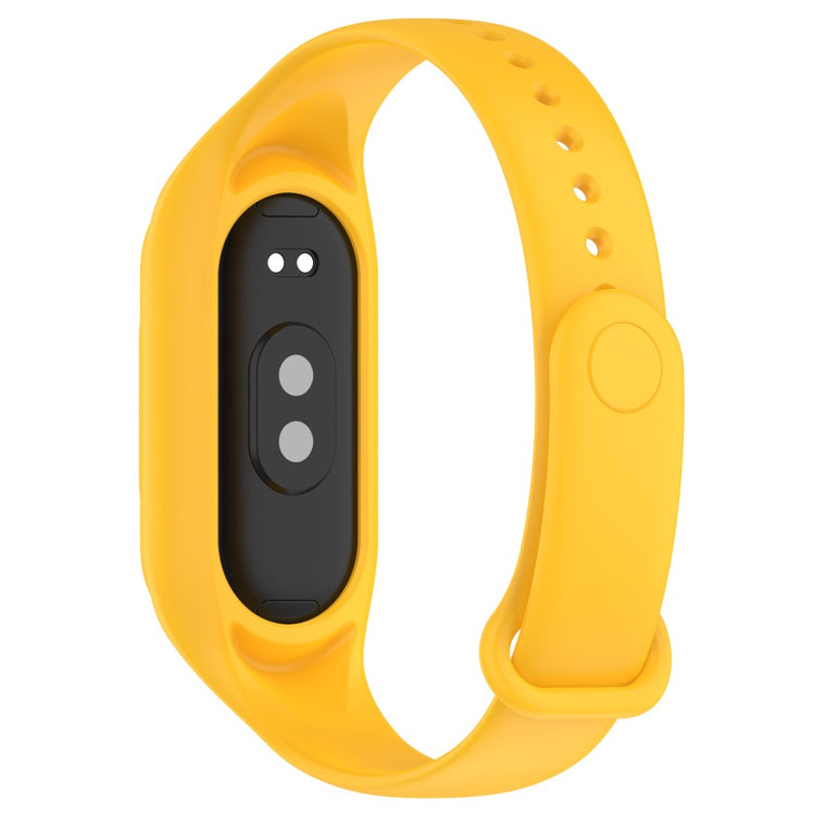 Alle Tiders Silikone Rem passer til Xiaomi Smart Band 8 - Gul#serie_6