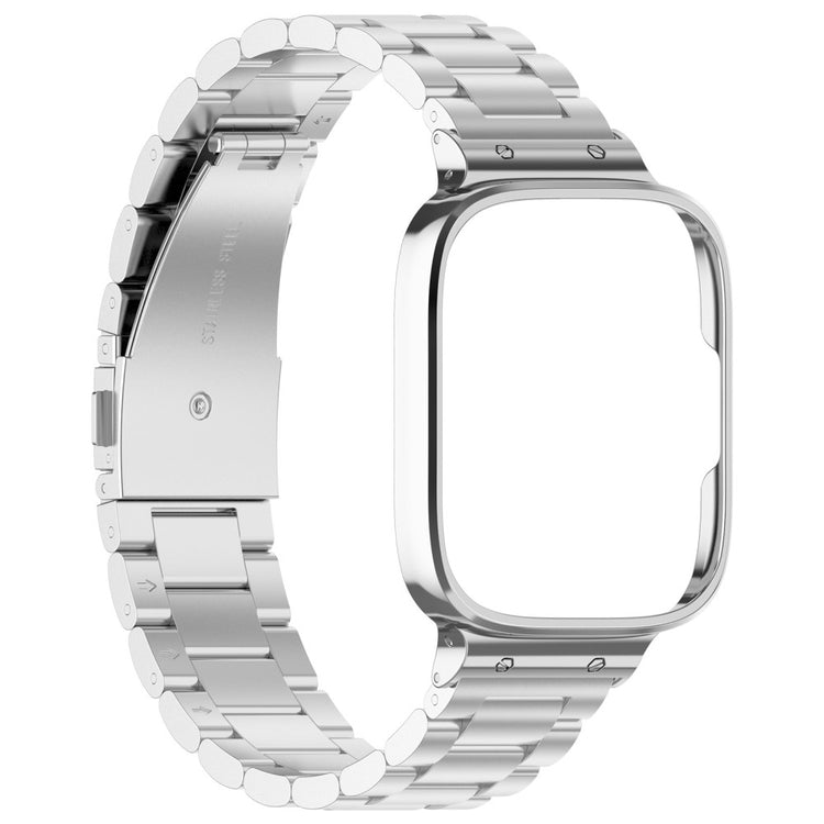 Metal Og Plastik Universal Rem passer til Xiaomi Redmi Watch 3 Active / Xiaomi Mi Watch Lite 3 - Sølv#serie_4