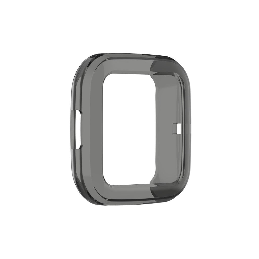 Super Godt Fitbit Versa 2 Silikone Cover - Sort#serie_2