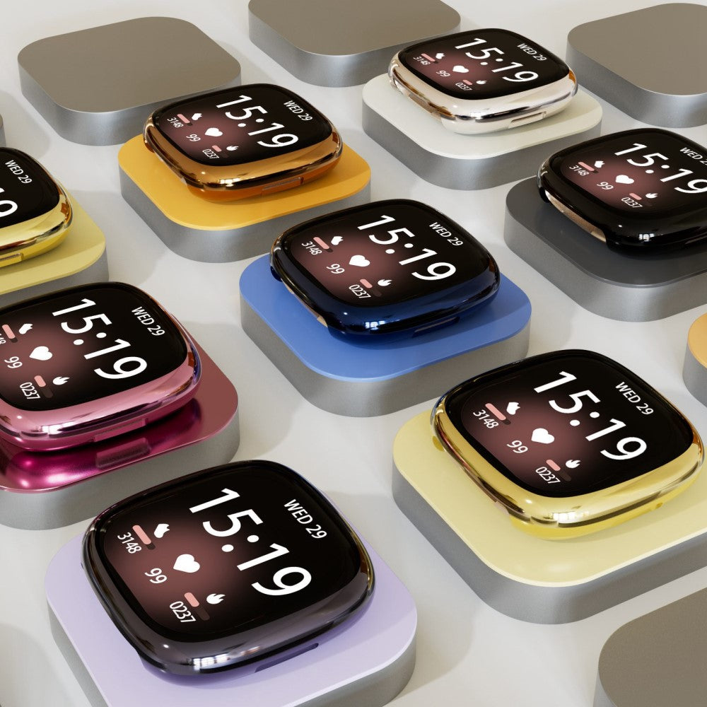 Fint Silikone Cover til Fitbit Sense 2 - Sort#serie_6