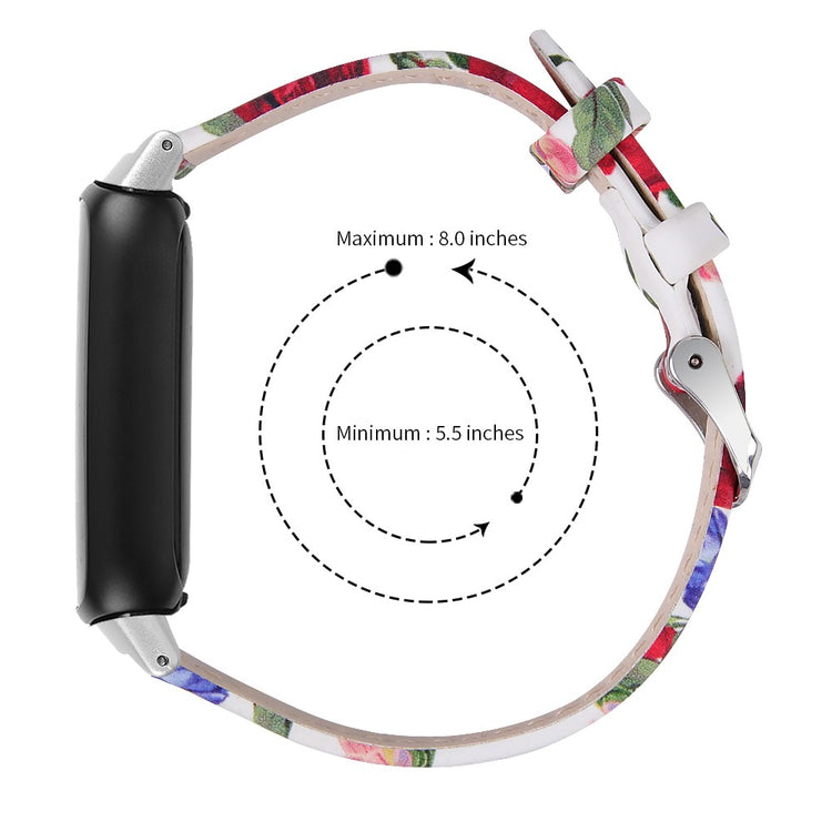 Solid Ægte Læder Rem passer til Fitbit Inspire 3 - Flerfarvet#serie_4