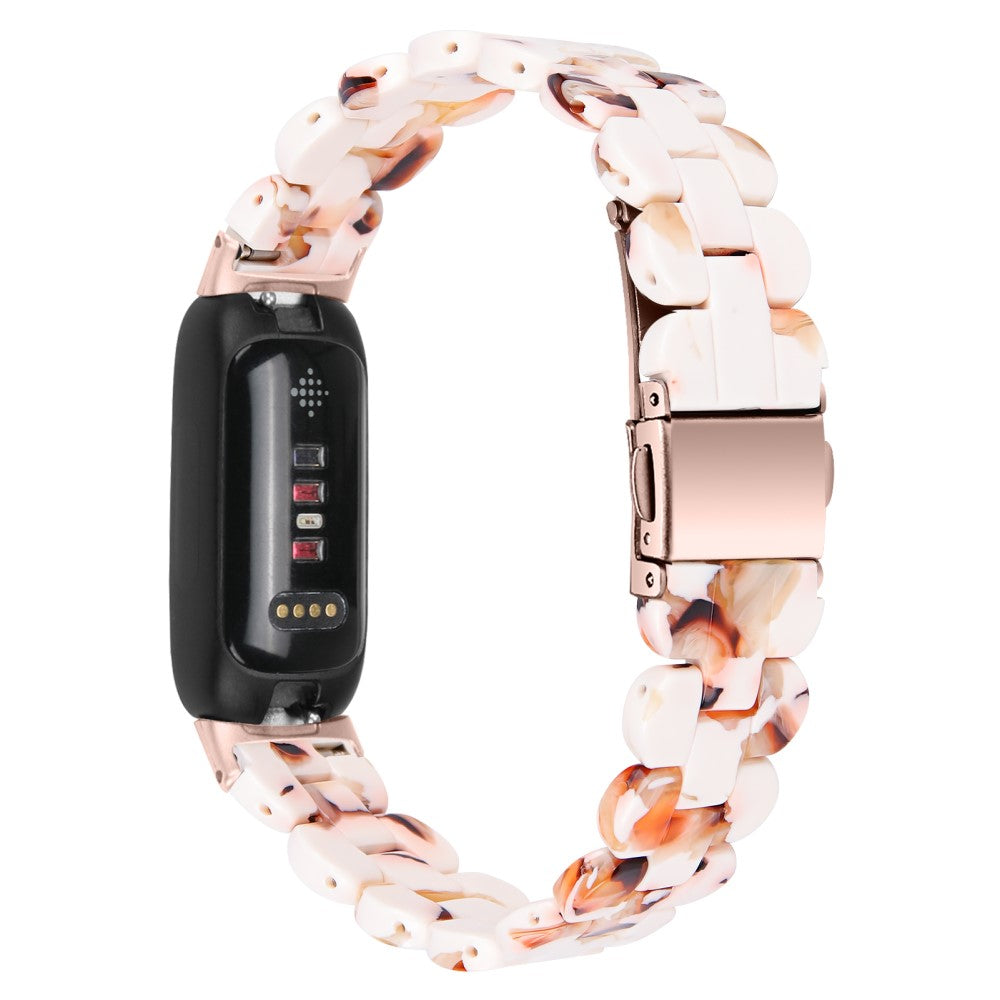 Mega Nydelig Plastik Rem passer til Fitbit Inspire 3 - Pink#serie_9