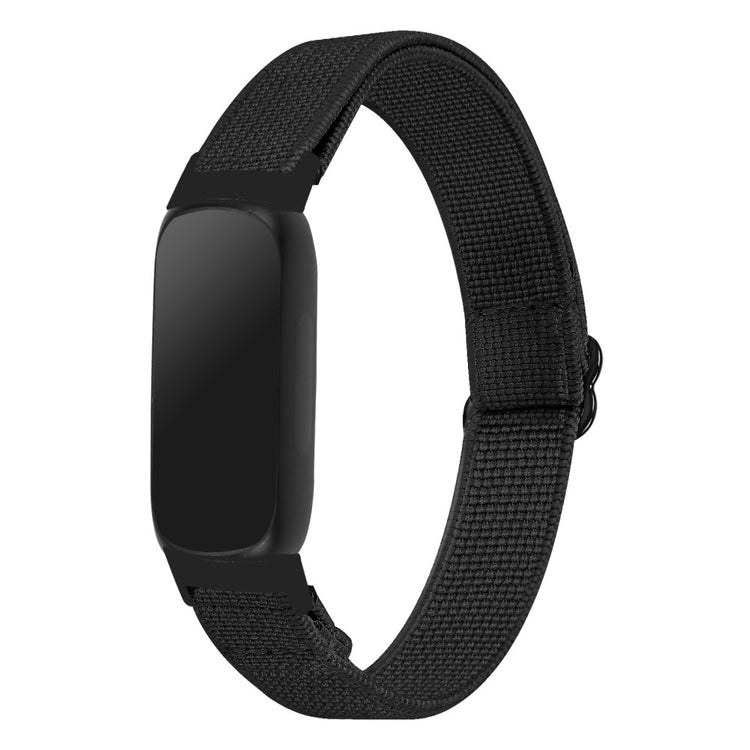 Mega Hårdfør Nylon Rem passer til Fitbit Inspire 3 - Sort#serie_4