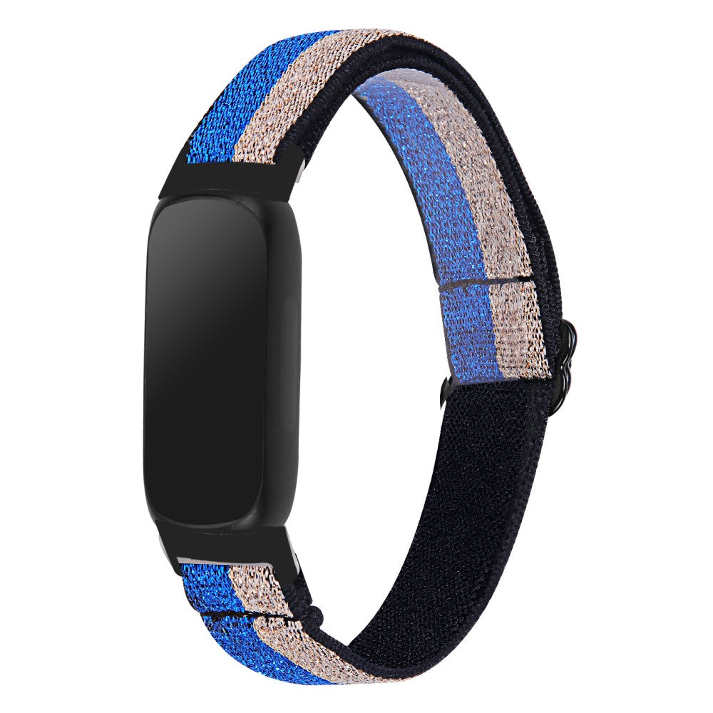 Mega Hårdfør Nylon Rem passer til Fitbit Inspire 3 - Blå#serie_8