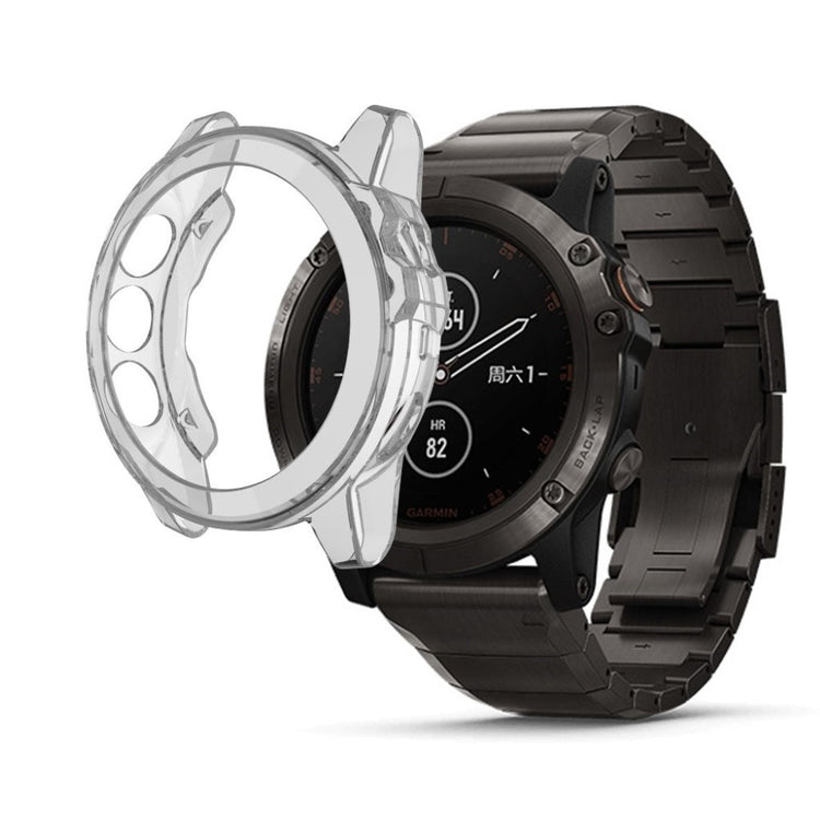 Alle Tiders Garmin Fenix 5S Silikone Cover - Gennemsigtig#serie_2