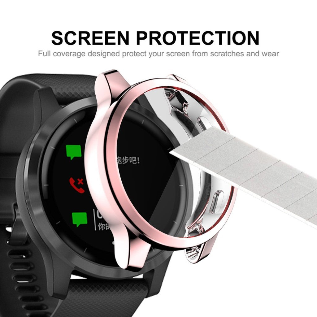 Mega Godt Silikone Cover til Garmin Venu 2 / Garmin Vivoactive 4 - Pink#serie_2