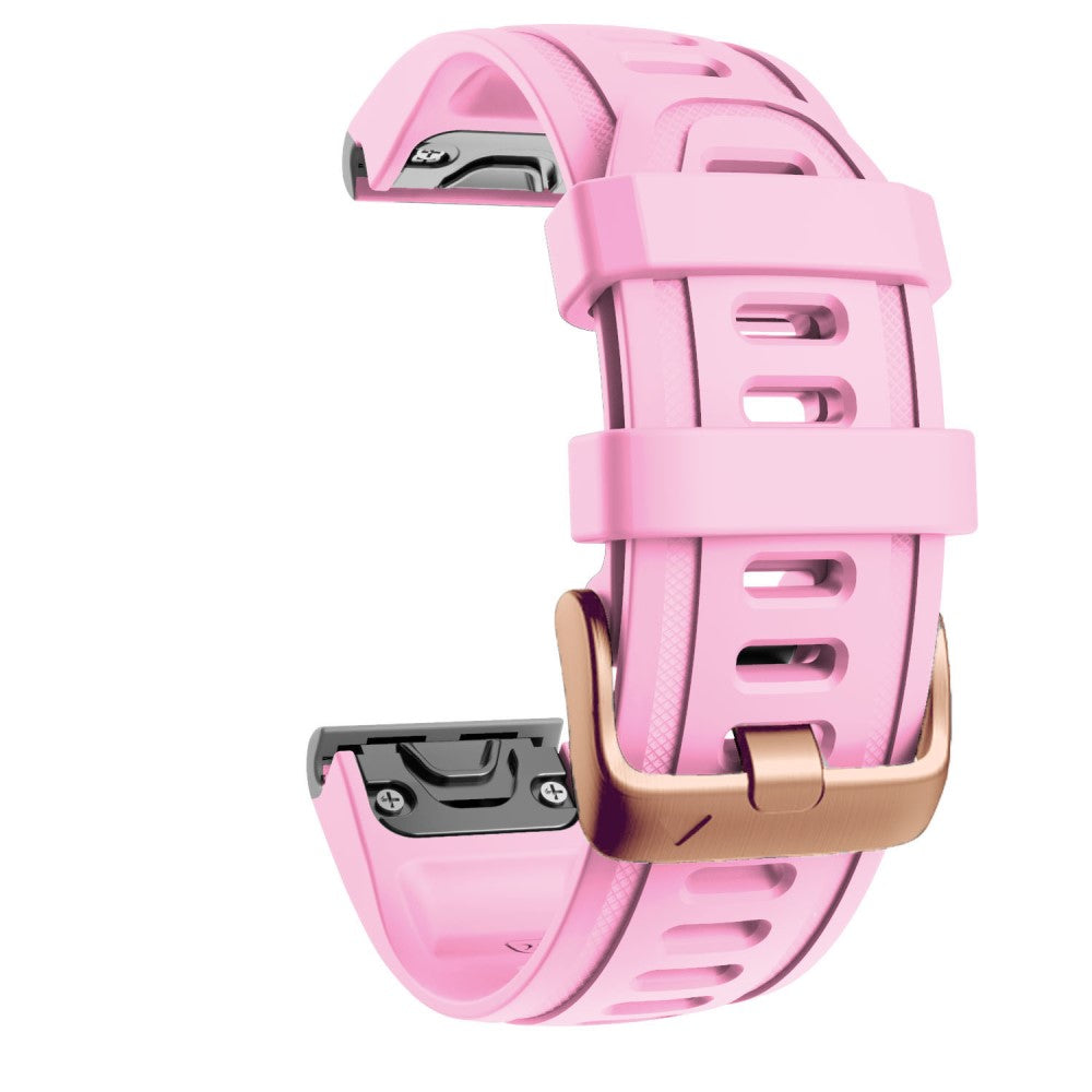 Meget Godt Silikone Universal Rem passer til Garmin Smartwatch - Pink#serie_5