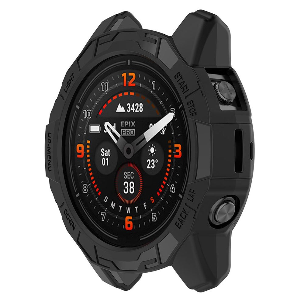 HAT PRINCE Garmin Fenix 7 / 7 Pro / Epix Pro (Gen 2) 47mm hollow cover - Black#serie_3