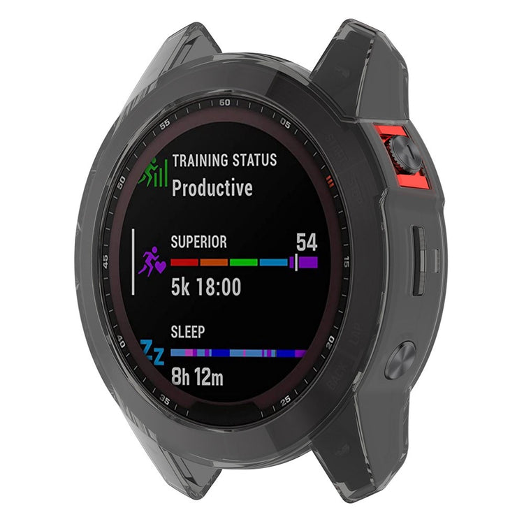 Vildt Flot Silikone Cover til Garmin Fenix 7X - Sort#serie_3