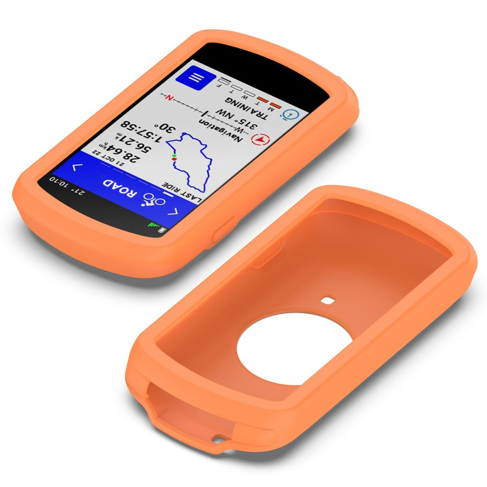 Fed Silikone Cover til Garmin Edge 1040 - Orange#serie_4