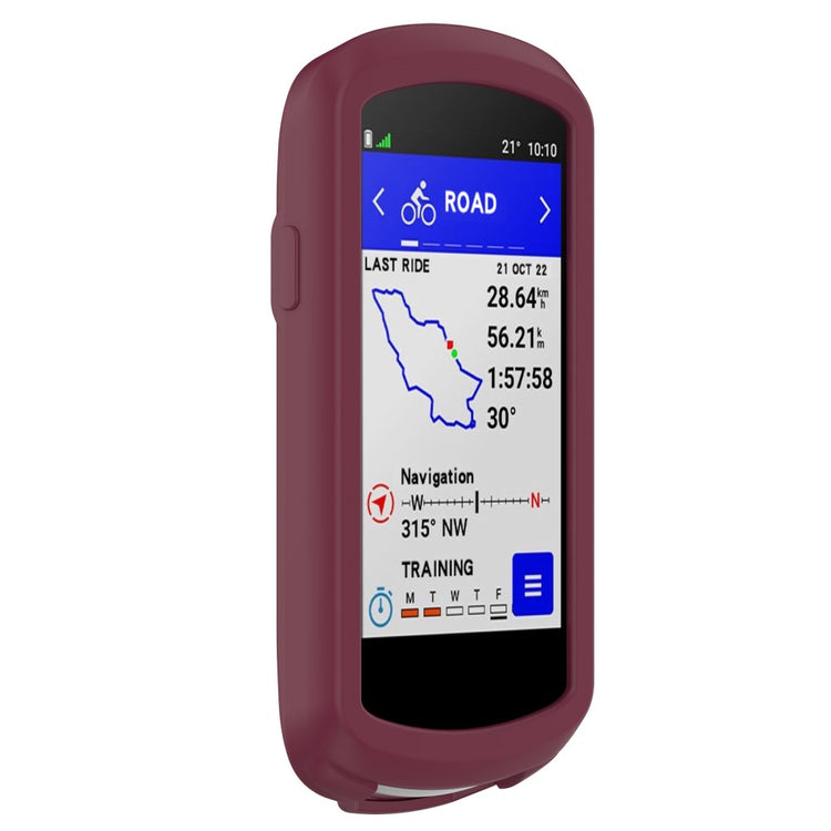 Fed Silikone Cover til Garmin Edge 1040 - Rød#serie_6