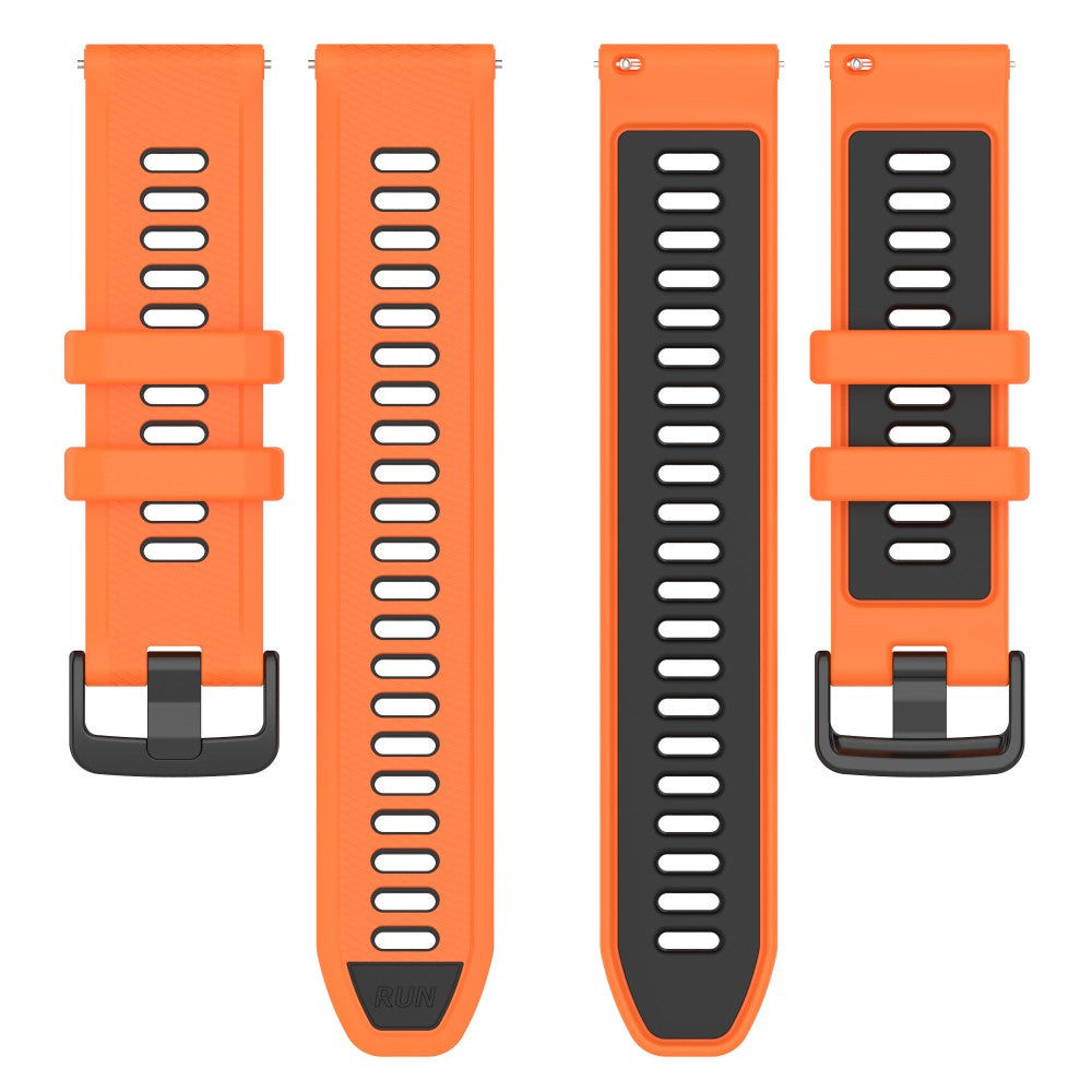 Super Nydelig Silikone Rem passer til Garmin Forerunner 265 - Orange#serie_3