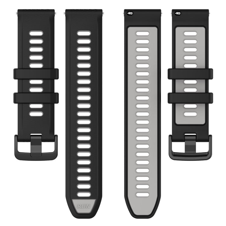 Mega Cool Silikone Rem passer til Garmin Forerunner 265S - Sølv#serie_8