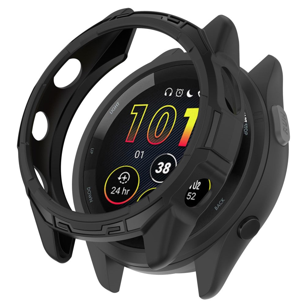 Beskyttende Silikone Bumper passer til Garmin Forerunner 265S - Sort#serie_3