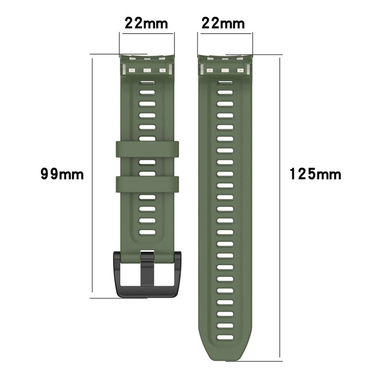 Metal Og Silikone Universal Rem passer til Garmin Approach S70 (47mm) / Garmin Approach S70 Series - Sort#serie_1